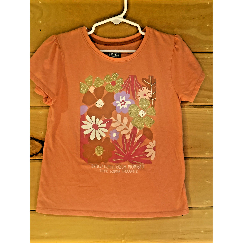 365 Kids Flower T-Shirt Girl Size 7